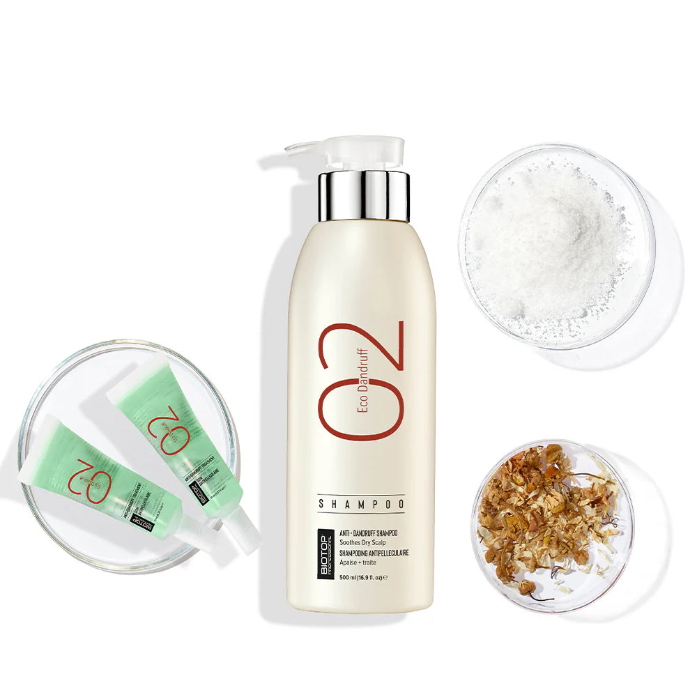 BIO TOP 02 Champú anticaspa ecológico 250ML