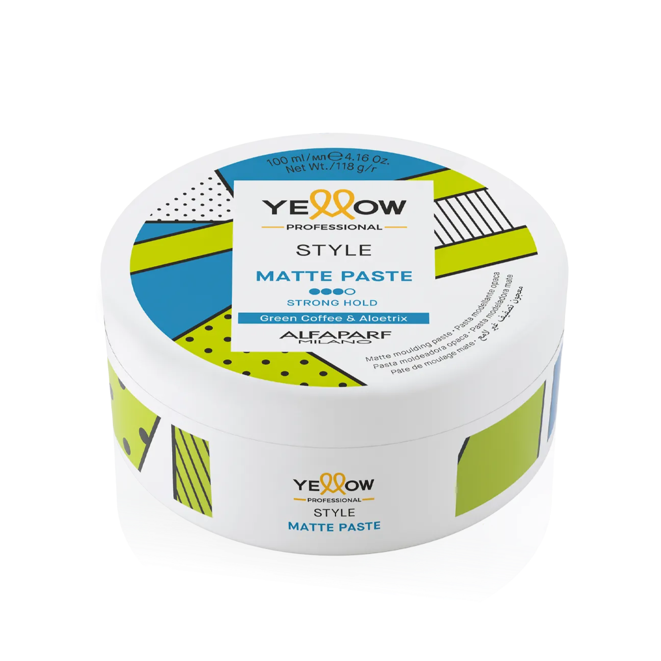 Yellow Style Matte Paste Strong Hold 100ml pasta cabello Panamá