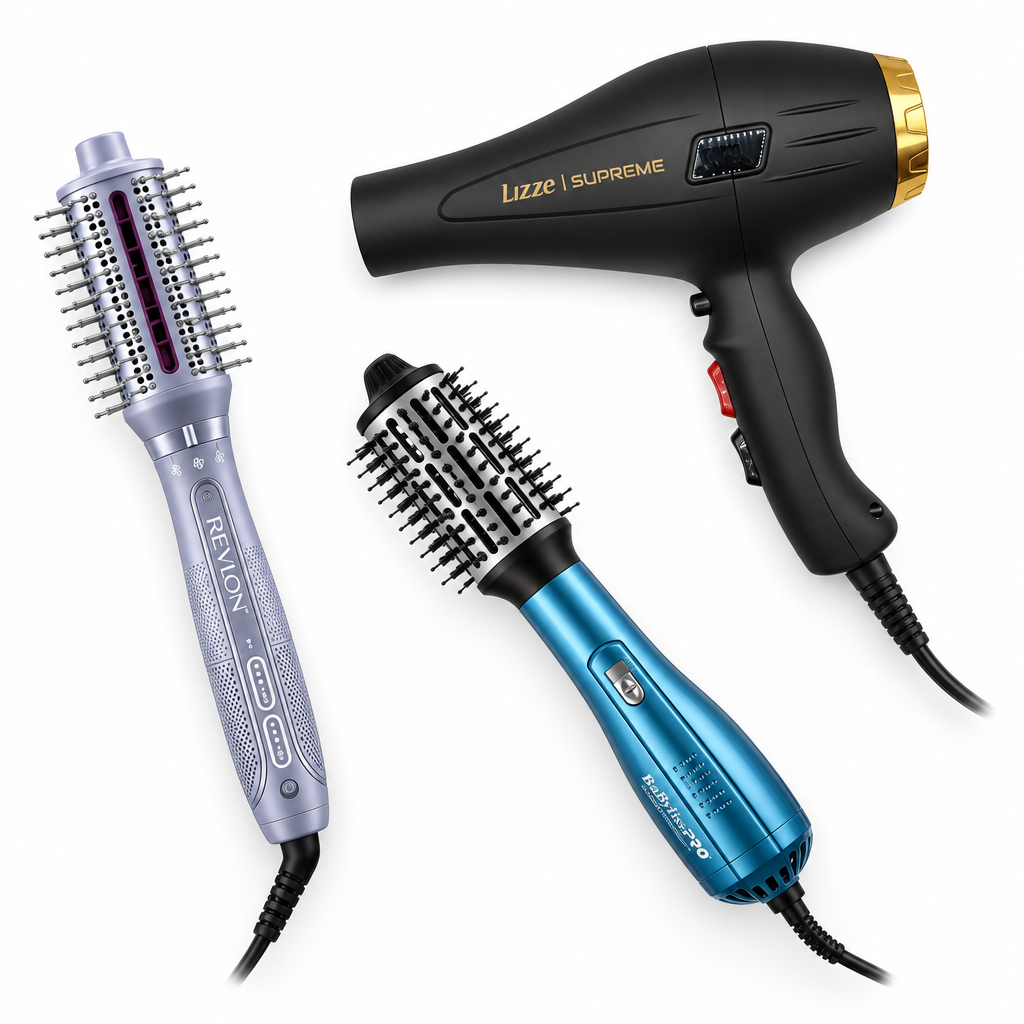 Equipos para Cabello con Revlon Versa Styler, Lizze Supreme y cepillo BaByliss