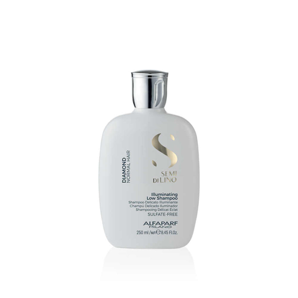 Shampoo Alfaparf Milano Semi di Lino Diamond 250 ML para brillo extremo en cabello normal