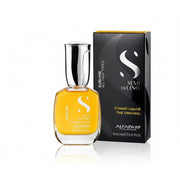 Frasco de suero capilar Alfaparf Semi Di Lino Cristalli Liquidi de 15ml para brillo extremo y suavidad del cabello.