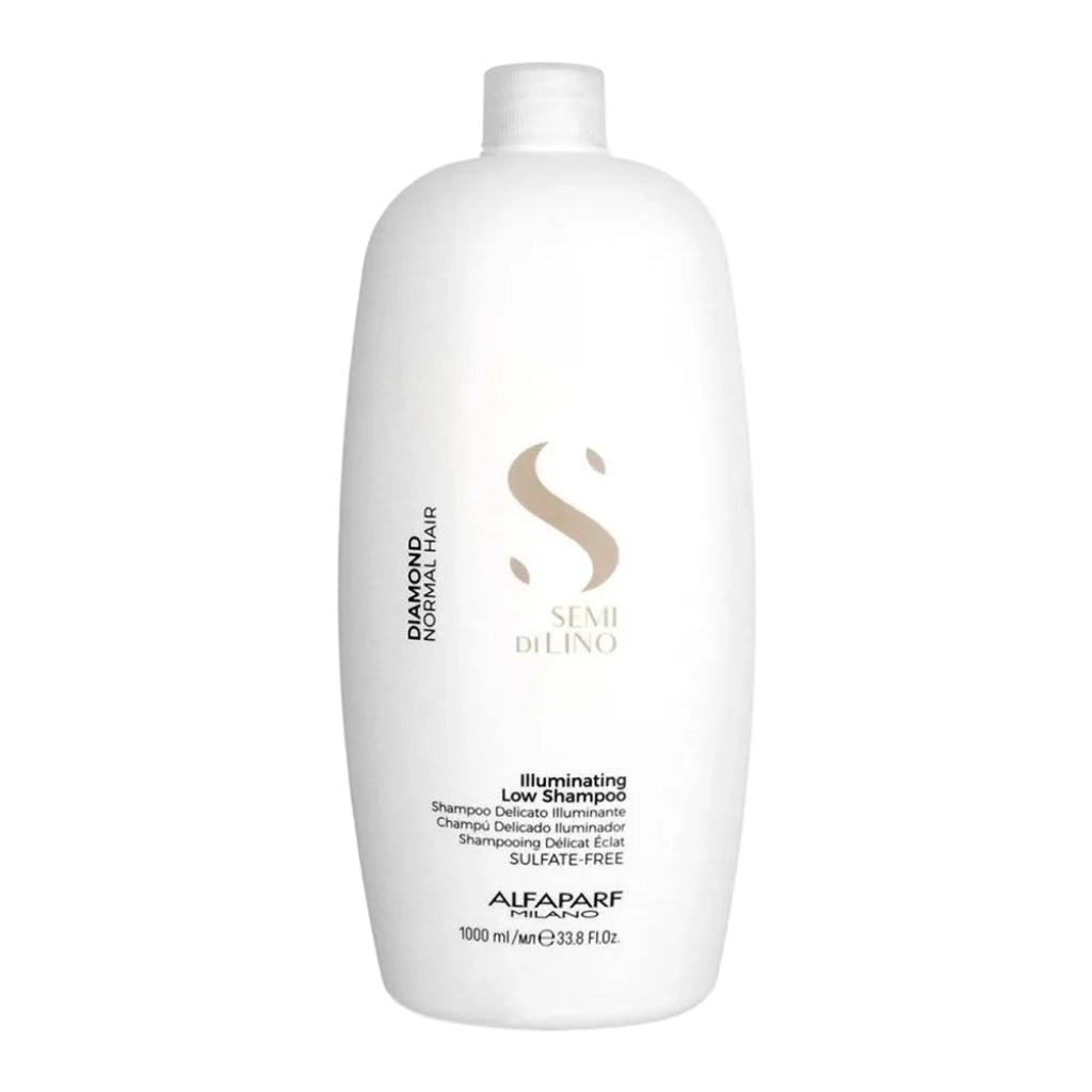Shampoo Alfaparf Milano Semi di Lino Diamond 1000 ML para brillo extremo en cabello normal