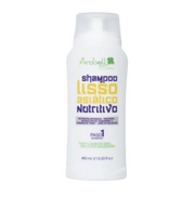 Arobell Shampoo Liso Asiático 400ml frasco profesional Panamá