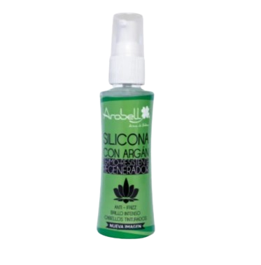 Arobell Silicona con Argán 60ml frasco profesional Panamá