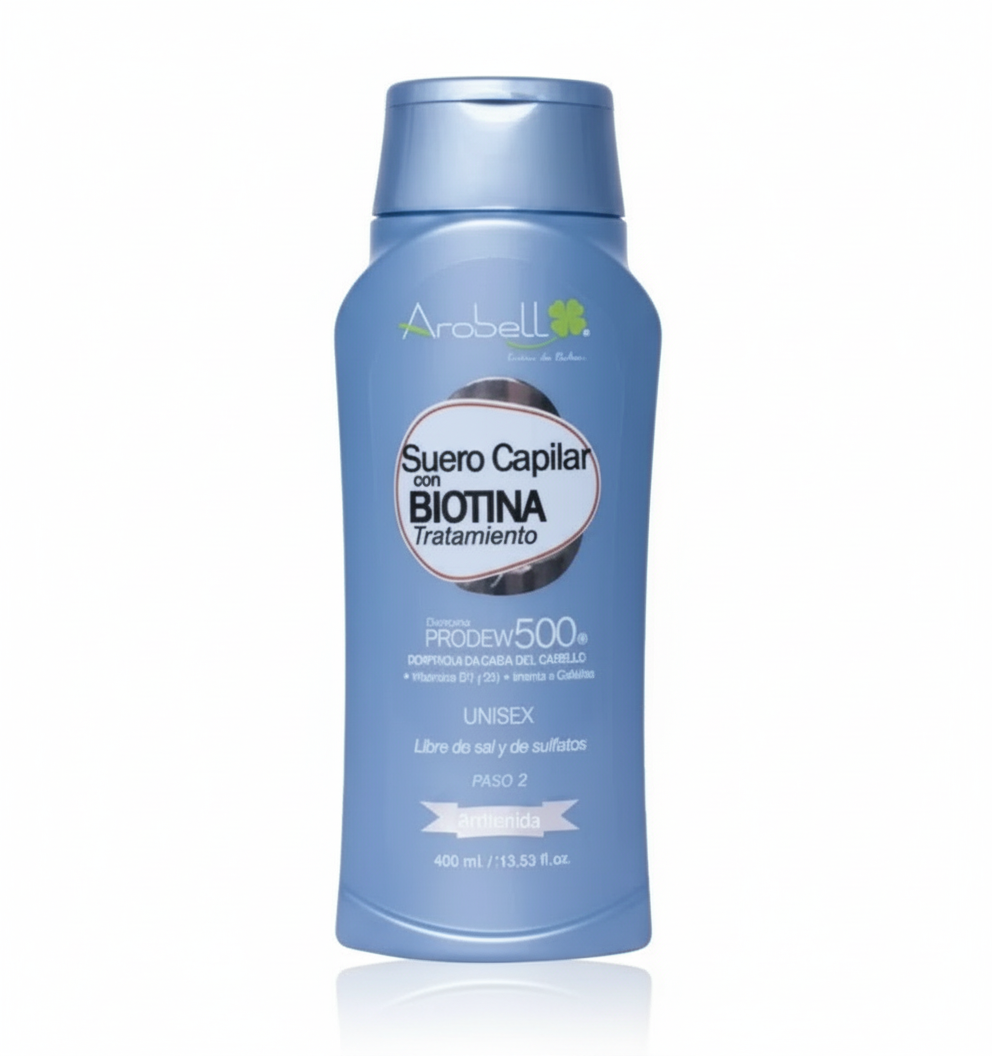 Arobell Suero Biotina 400ml frasco profesional Panamá