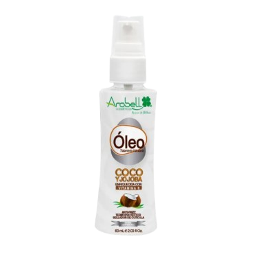 Arobell Óleo de Coco y Jojoba Tratamiento 60ml frasco profesional Panamá