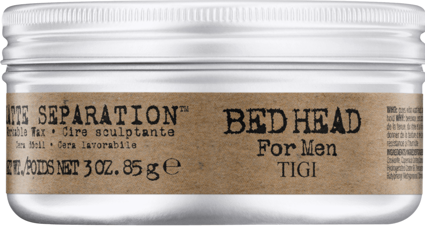 Bed Head TIGI Matte Separation Wax 85g fijación fuerte mate Panamá