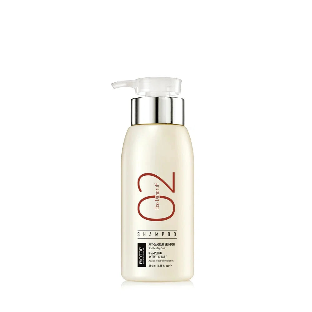 Shampoo anticaspa ecológico Biotop 02 250ml Panamá Majo Belleza