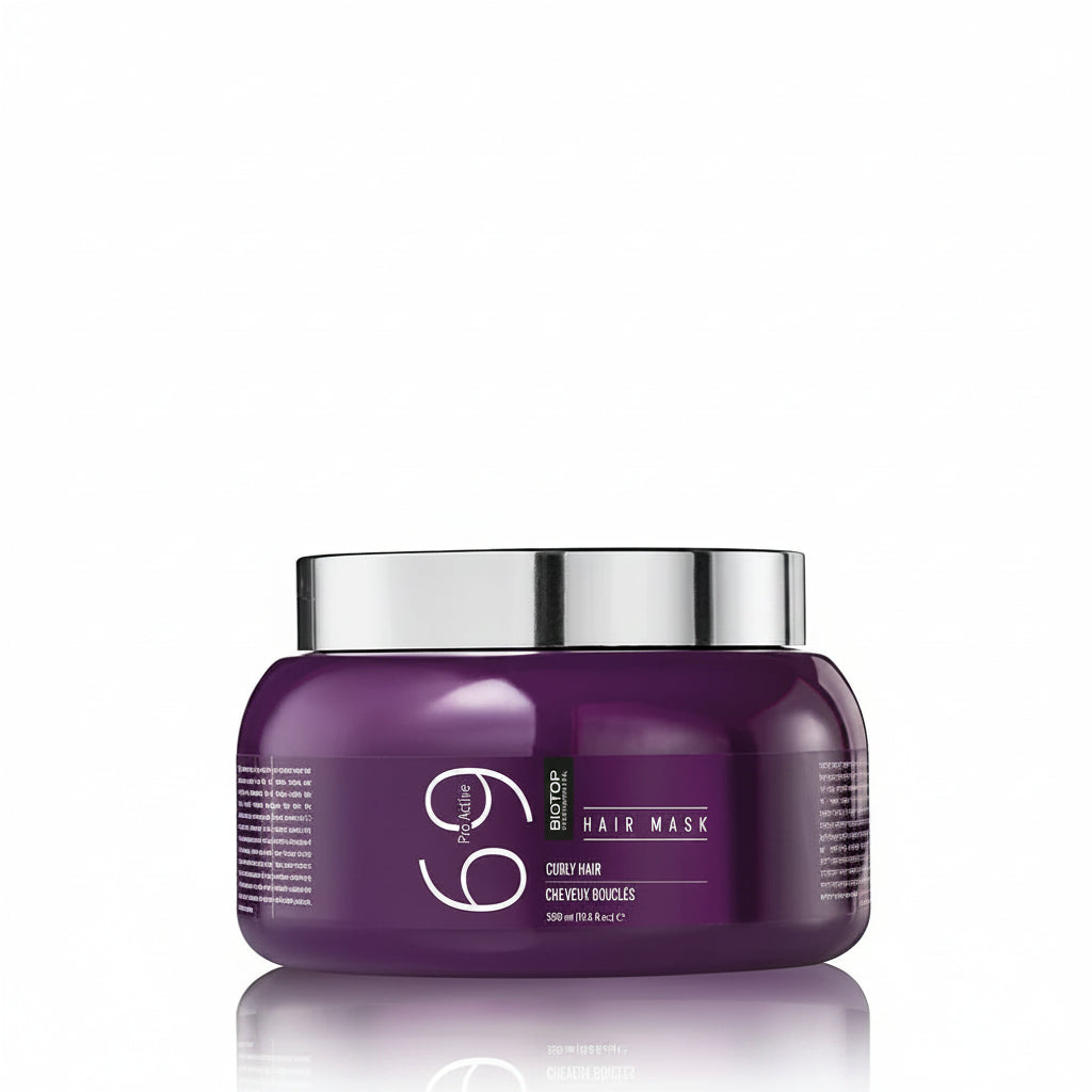 Mascarilla y tratamiento para rizos Biotop 69 Pro Active 550ml nutrición con aceite de aguacate