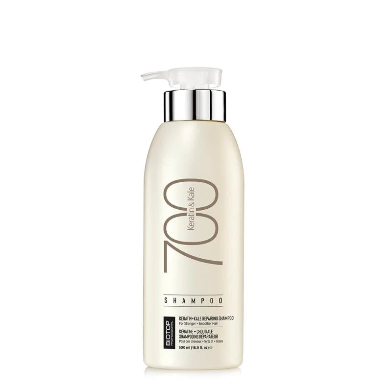 Shampoo Biotop 700 Keratin + Kale Reparador 500 ml - Majo Belleza Panamá