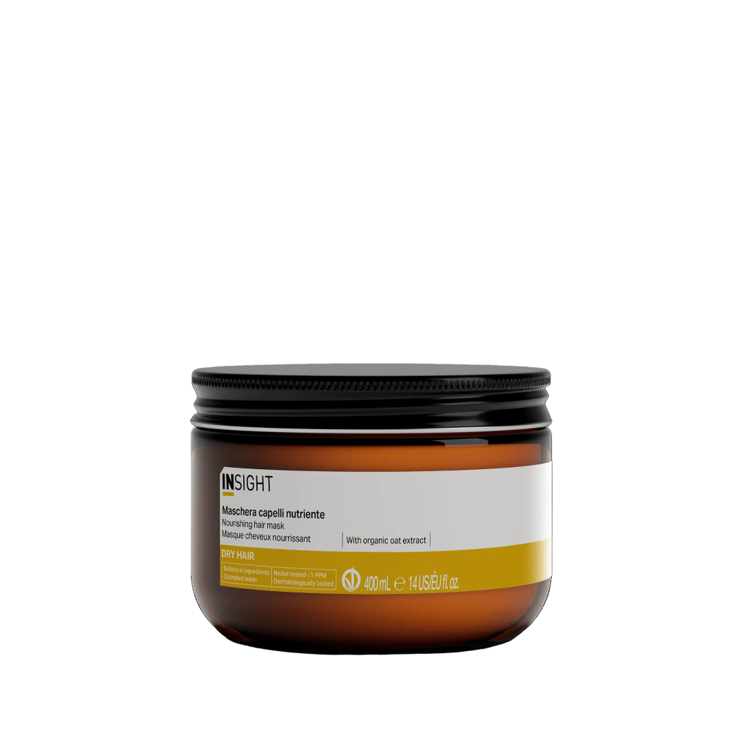  Compra Insight Dry Hair Nourishing Mask 400ml en Panamá. Mascarilla nutritiva profesional con extracto de avena orgánica que restaura la suavidad del cabello seco.