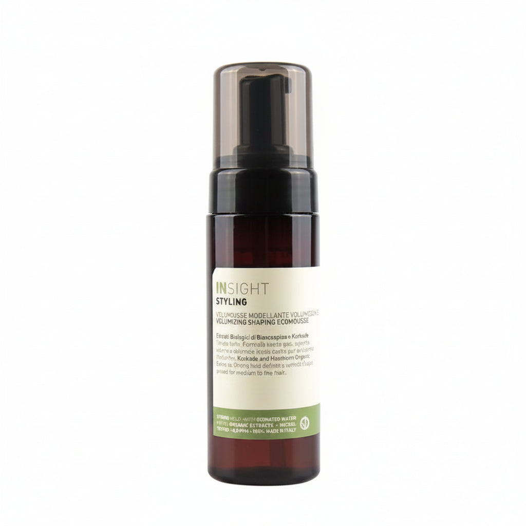 Insight Styling Volumizing Shaping Ecomousse de 150ml para volumen y definición en Majo Belleza Panamá.
