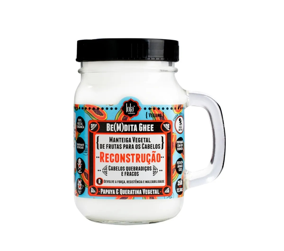 Lola Be(M)dita Ghee Papaya Reconstrucción 350g tratamiento capilar profesional Panamá