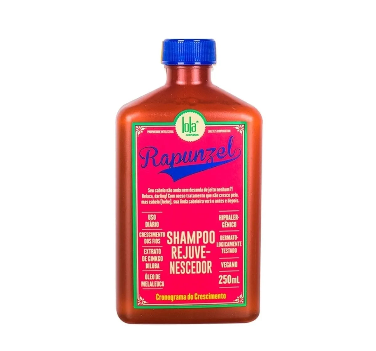 Lola Rapunzel Shampoo Rejuveneciente 250ml fortalecedor y estimulante Panamá SHAMPOOREJUVENEZOR