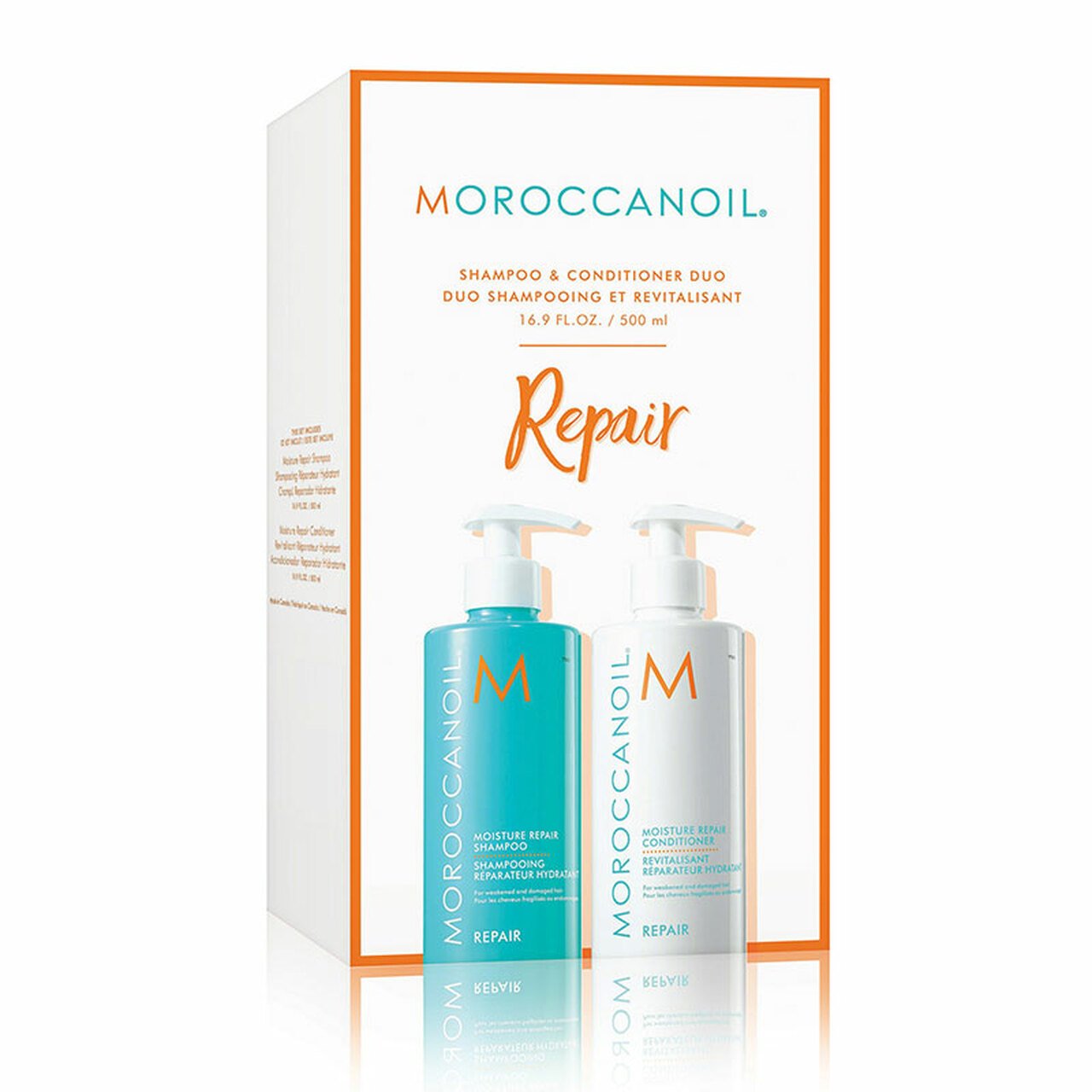 MOROCCANOIL REPAIR KIT 500ML (SHAMPOO AND CONDITIONER)