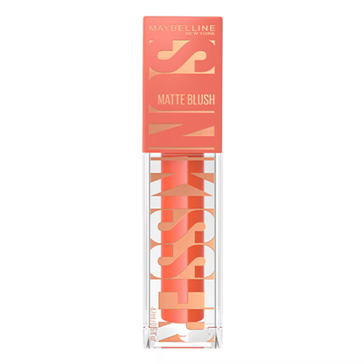 Tubo del rubor líquido Maybelline Sunkisser Hazy Matte tono 34 Peachy Quench