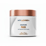 Mascarilla capilar Mon Platin Hyloren Color Save Mask de 500ml con ácido hialurónico en Majo Belleza Panamá.