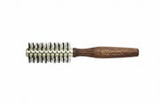 Cepillo térmico de madera Olivia Garden EcoCeramic EC-20F de 1.75 pulgadas con cerdas firmes para estilizado de cabello grueso corto.