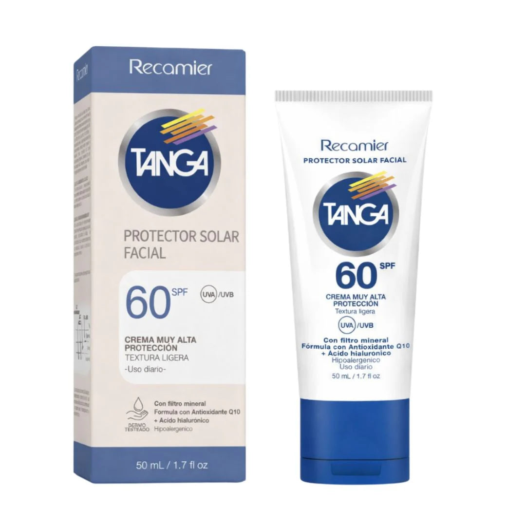 Recamier Tanga Protector Solar Facial SPF 60 – Crema 50ml