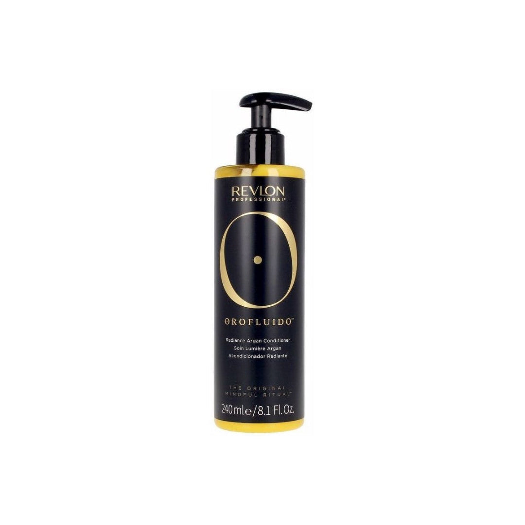 Acondicionador Revlon Orofluido Radiance con aceite de argán de 240ml Majo Belleza Panamá