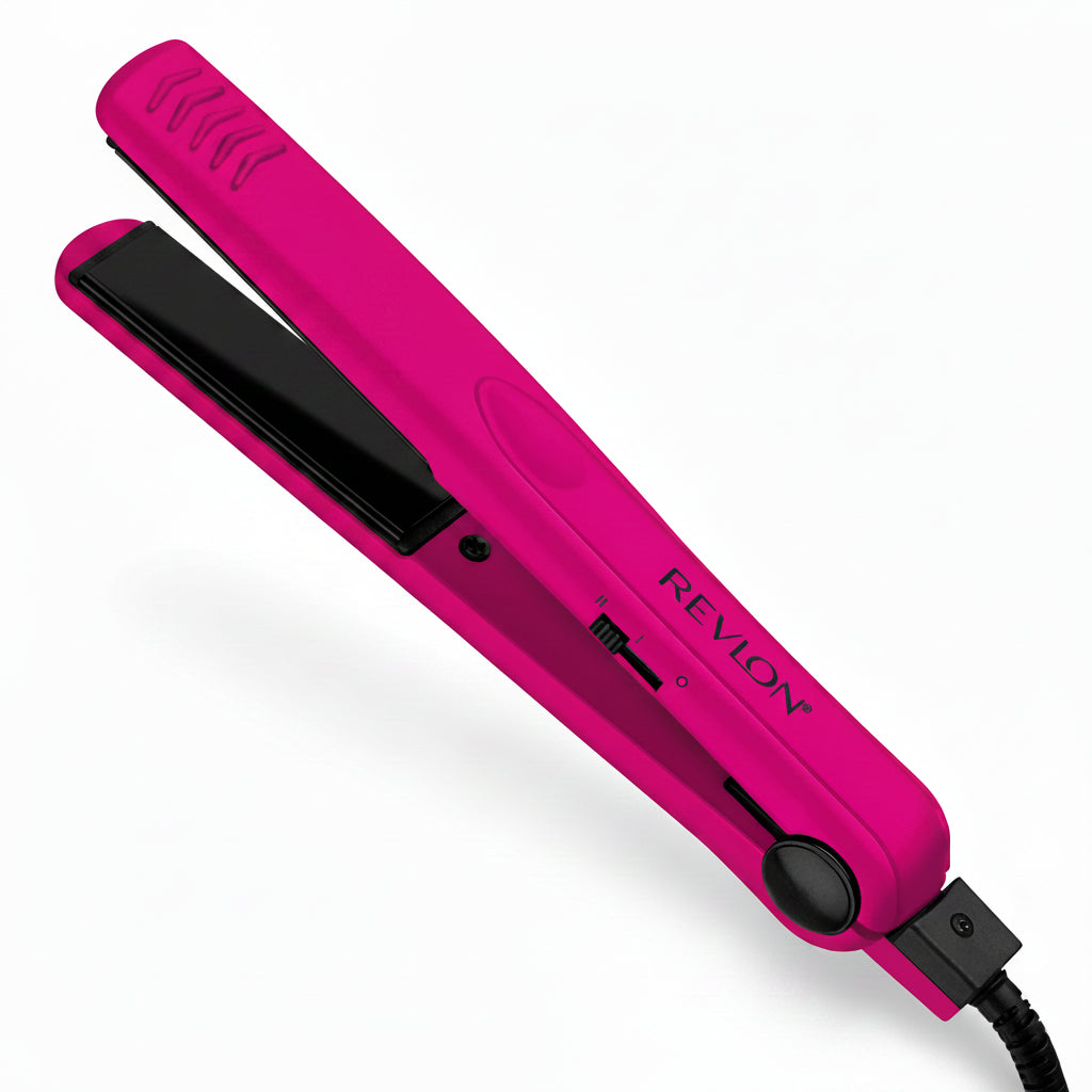 Plancha alisadora de cabello Revlon Fast Smooth Styling de 1 pulgada en color rosa Panamá