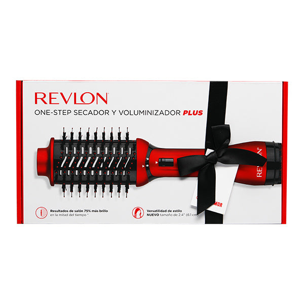 Cepillo secador y voluminizador Revlon One-Step Volumizer Plus en color rojo Holiday Red Paama