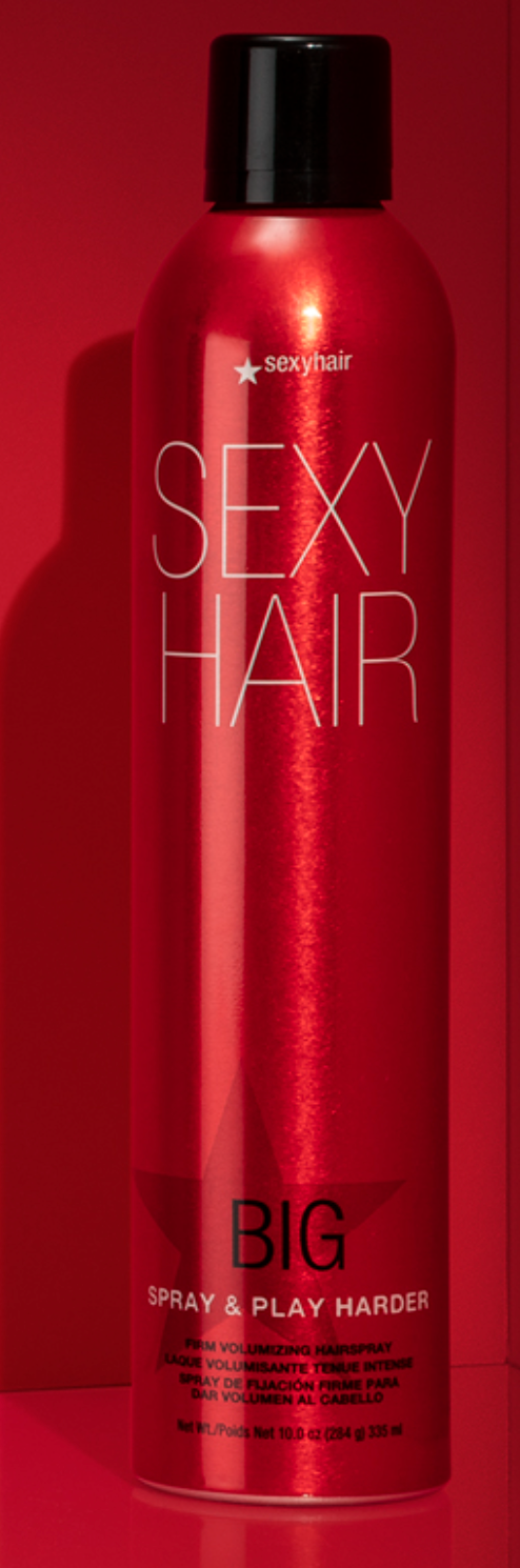 Sexy Hair Spray & Play Harder 310ml laca fuerte volumen Panamá