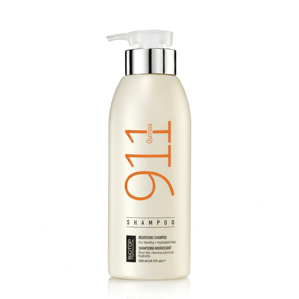 Shampoo hidratante reparador Biotop 911 Quinoa 500ml profesional Panamá