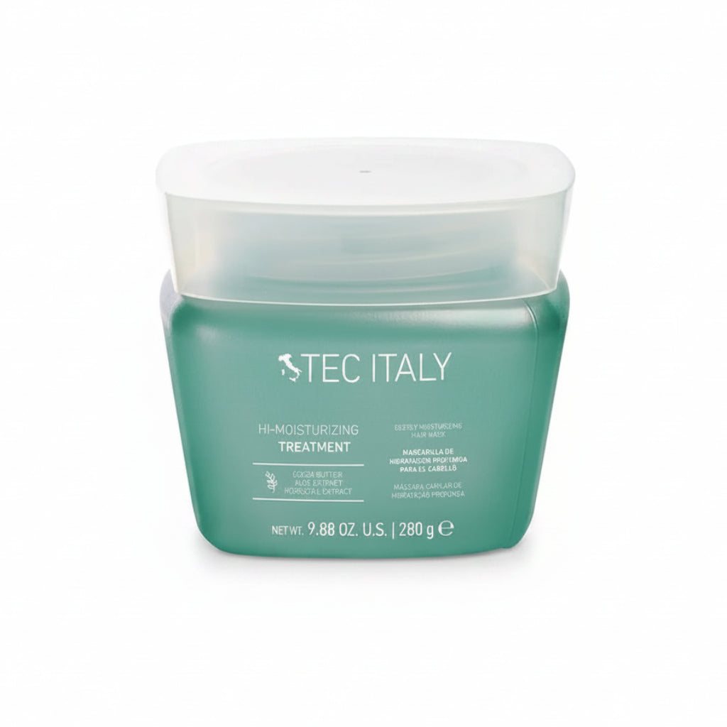 Mascarilla hidratante Tec Italy Hi-Moisturizing Intensive Mask de 280g para control de frizz en Majo Belleza Panamá.