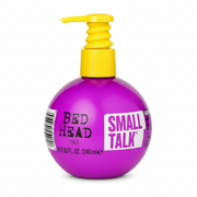Crema voluminizadora Small Talk de Bed Head TIGI en presentaciones de ml 240 ml para control de frizz Majo Belleza Panama