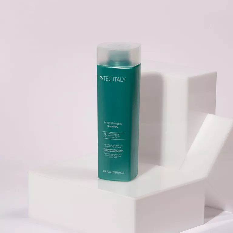 Tec Italy Hi-Moisturizing Shampoo 300ml cabello dañado reseco profesional Panamá