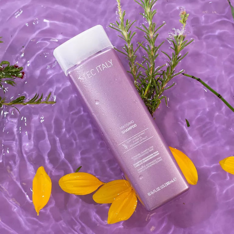 Tec Italy Massimo Shampoo 300ml cabello dañado sobreprocesado profesional Panamá
