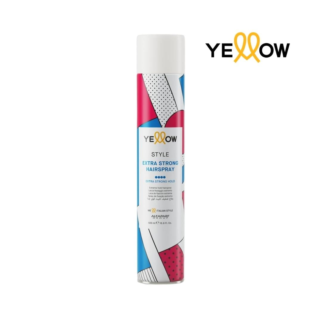 ALFAPARF YELLOW STYLE EXTRA STRONG HAIRSPRAY 500ML