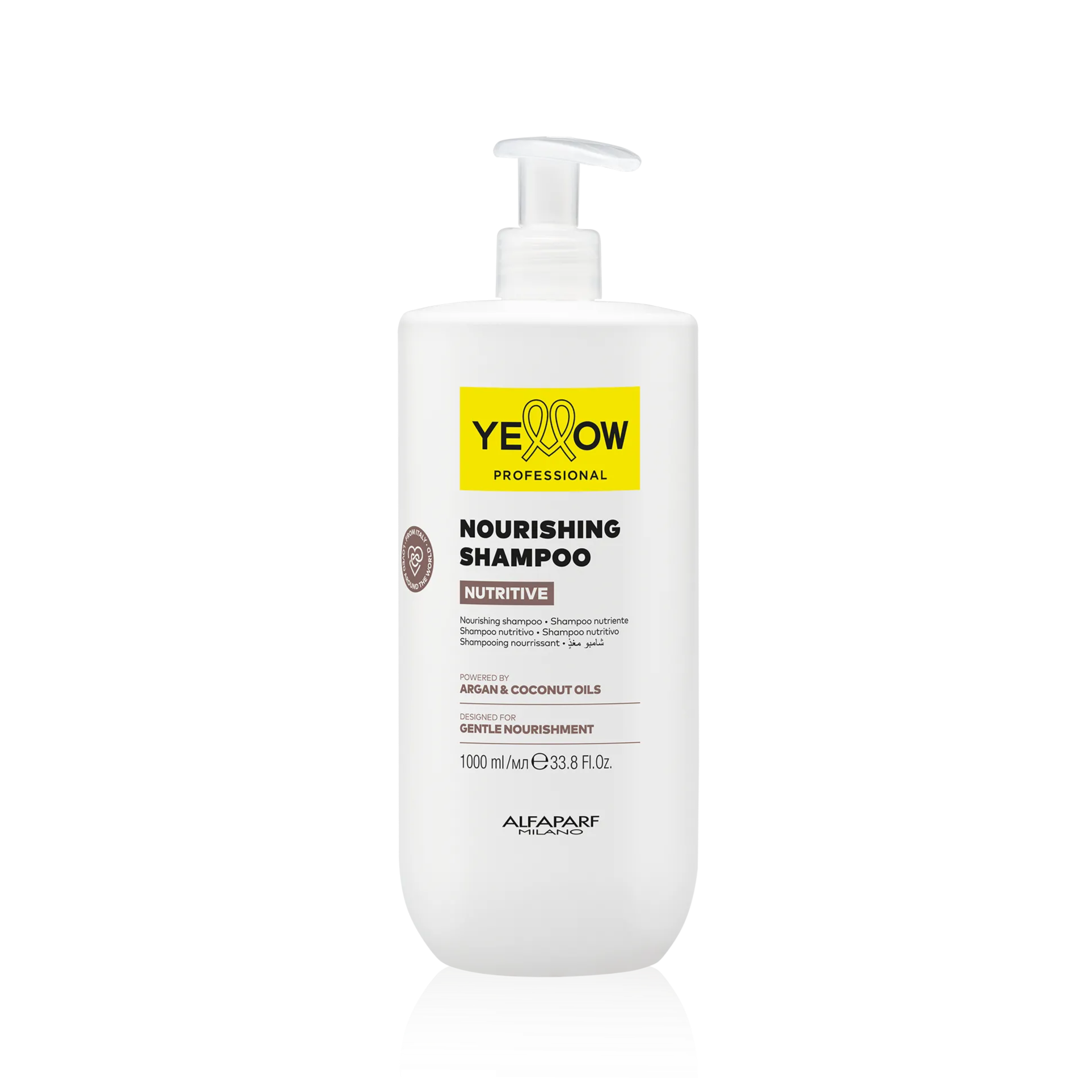 Yellow Nourishing Nutritive Shampoo 500ml y 1000ml cabellos secos Panamá 2