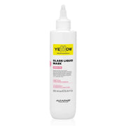 Yellow Professional Glass Liquid Mask de 250ml para brillo extremo en Majo Belleza Panamá.
