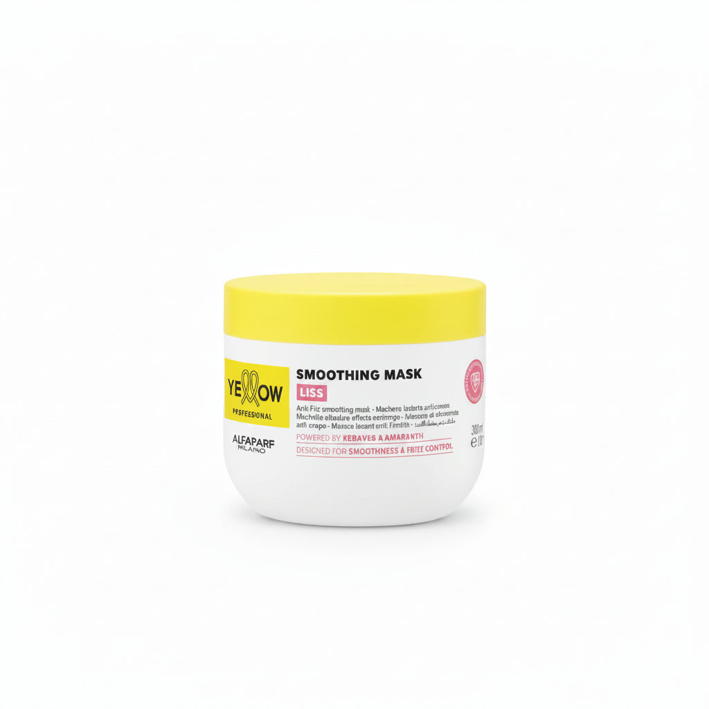 Yellow Professional Liss Smoothing Mask de 500ml para control de volumen en Majo Belleza Panamá.