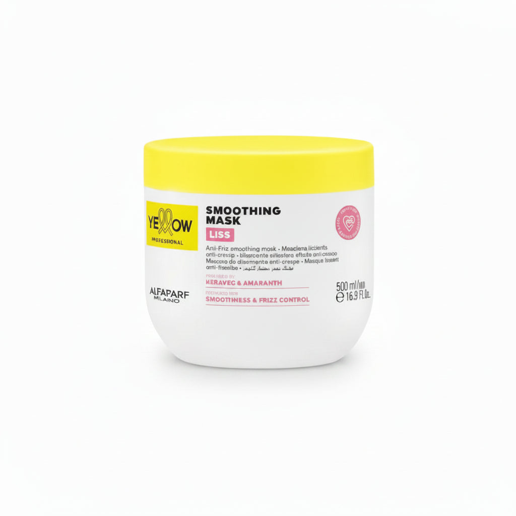 Yellow Professional Liss Smoothing Mask de 500ml para control de volumen en Majo Belleza Panamá.