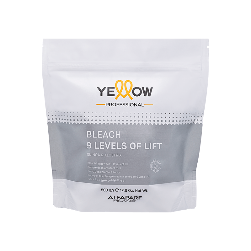 Yellow bleach 9 tonos 500g decolorante profesional Panamá YELLOW BLEACH 9 LEVELS OF LIFT 500 g