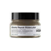 Loreal Professionnel Absolut Repair Molecular Mask 250ml, mascarilla y tratamiento capilar con Peptides Bonder y 5 Amino Acids, Majo Belleza Panama