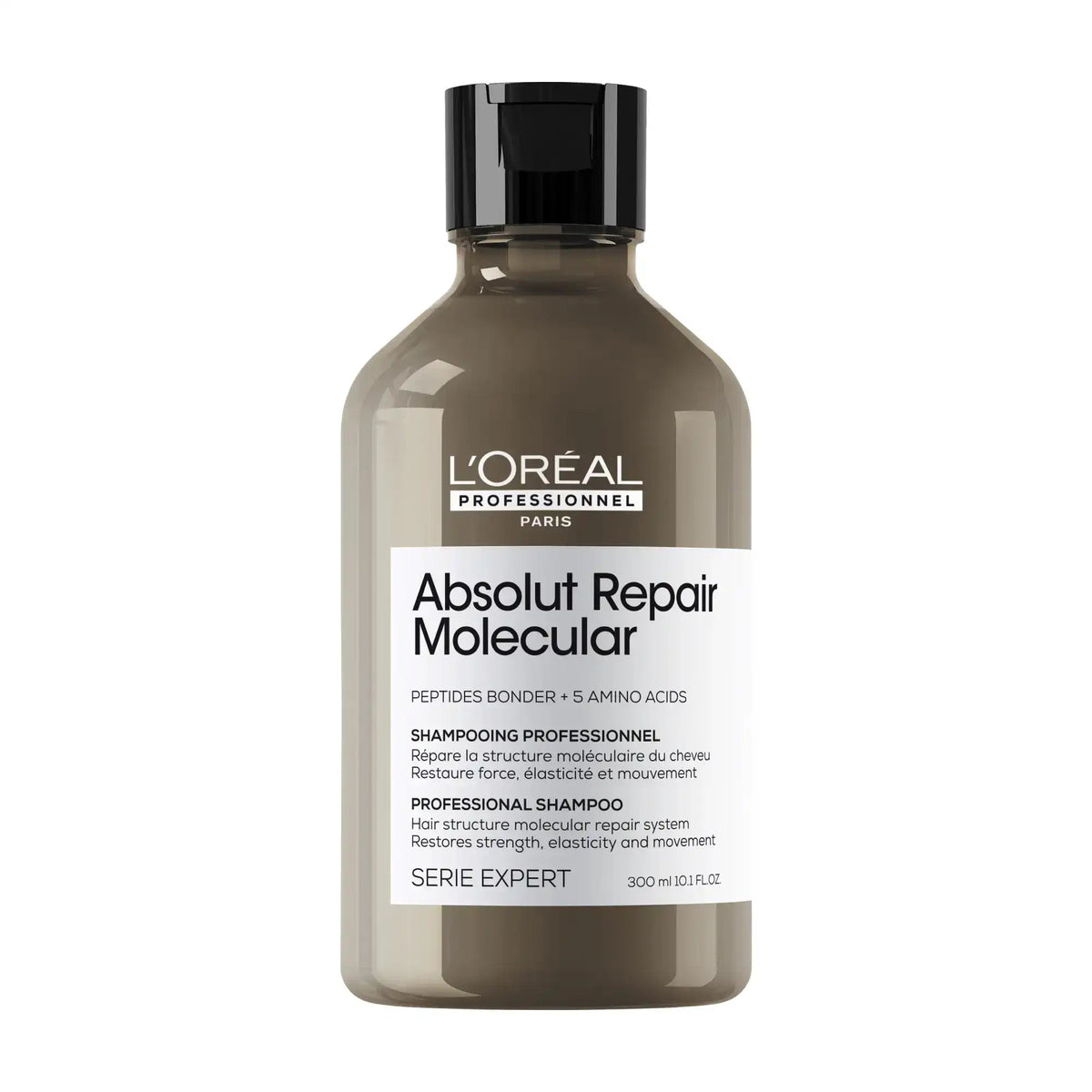L'Oréal Professionnel Absolut Repair Molecular Shampoo 300ml — Champú reparador molecular Peptides Bonder + 5 Amino Acids Serie Expert Majo Belleza Panamá