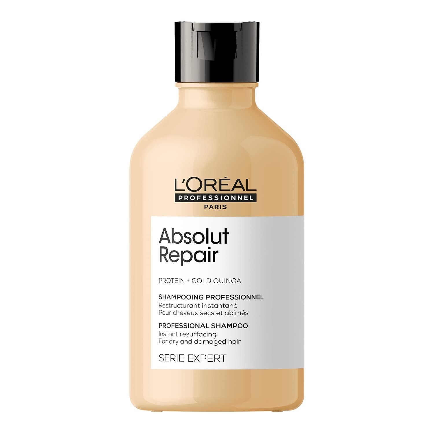 L'Oréal Professionnel Absolut Repair Quinoa Shampoo 300ml — Champú reparador Protein + Gold Quinoa Serie Expert Majo Belleza Panamá