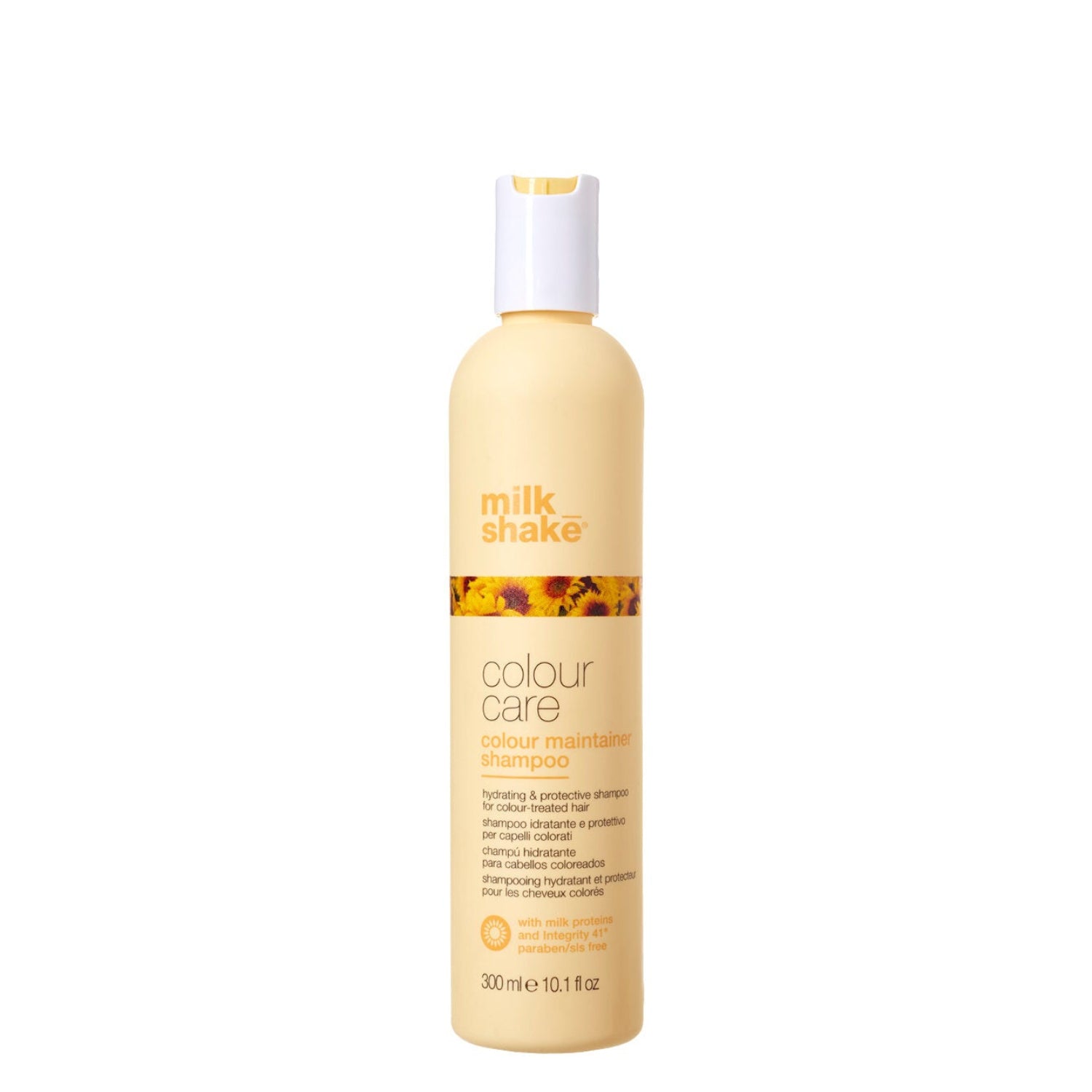 Milk Shake Colour Maintainer Shampoo 300ml — Shampoo cabello tenido Integrity 41 proteinas de leche proteccion del color Majo Belleza Panama