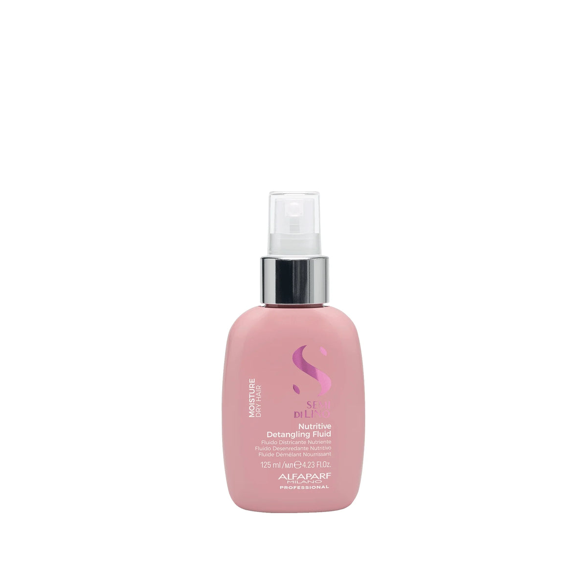 Alfaparf Nutritive Detangling Fluid 125ml, desenredante para cabello seco con protección térmica para blower.