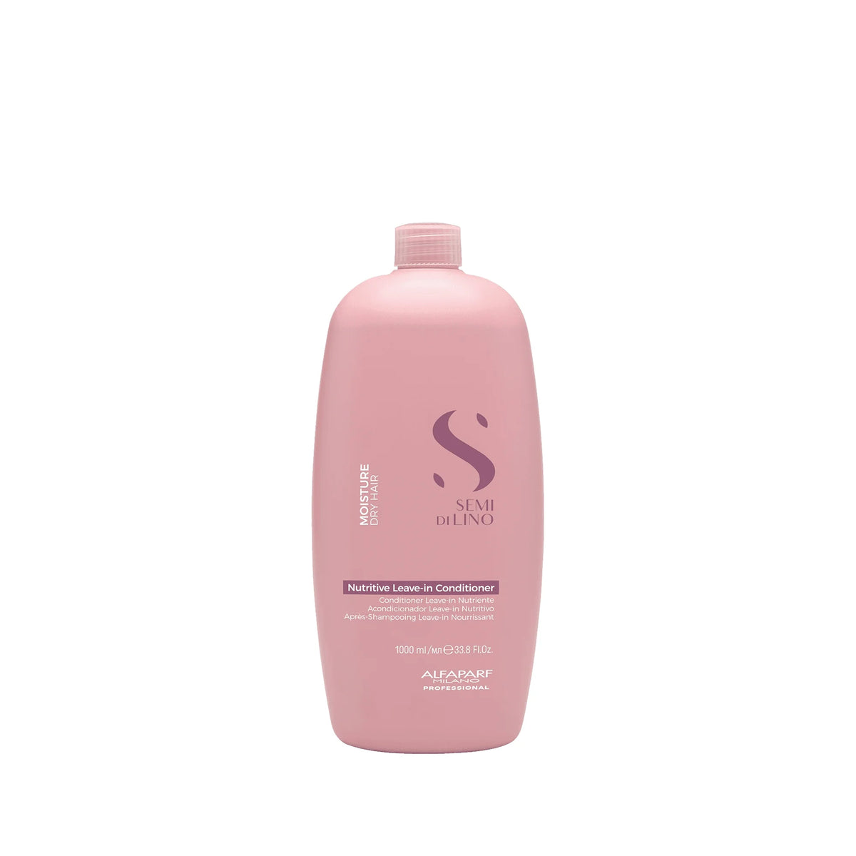 Alfaparf Semi di Lino Moisture Leave-in Conditioner 1000 ml. Cuidado sin enjuague para cabello seco.