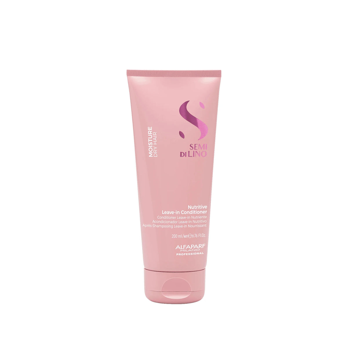 Alfaparf Semi di Lino Moisture Leave-in Conditioner 200 ml. Suavidad y brillo sin enjuague.