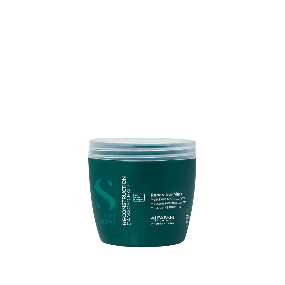 Alfaparf Semi di Lino Reconstruction Reparative Mask 500 ml, tratamiento capilar reparador.