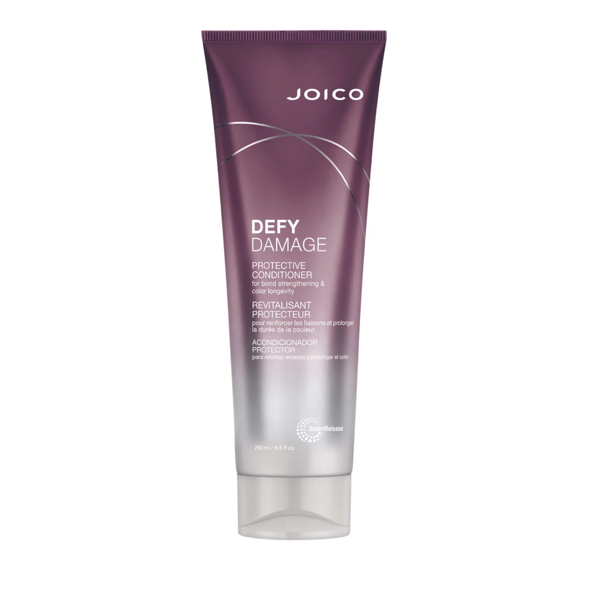 Joico Defy Damage Protective Conditioner 250ml — Acondicionador protector con SmartRelease™ para fortalecer enlaces y prolongar el color en cabello teñido