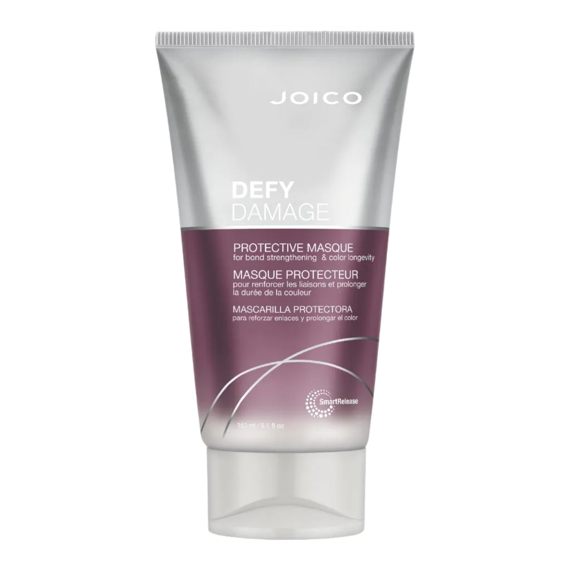 Joico Defy Damage Protective Masque 150ml — Mascarilla protectora con SmartRelease™ para fortalecer enlaces y prolongar el color del cabello teñido