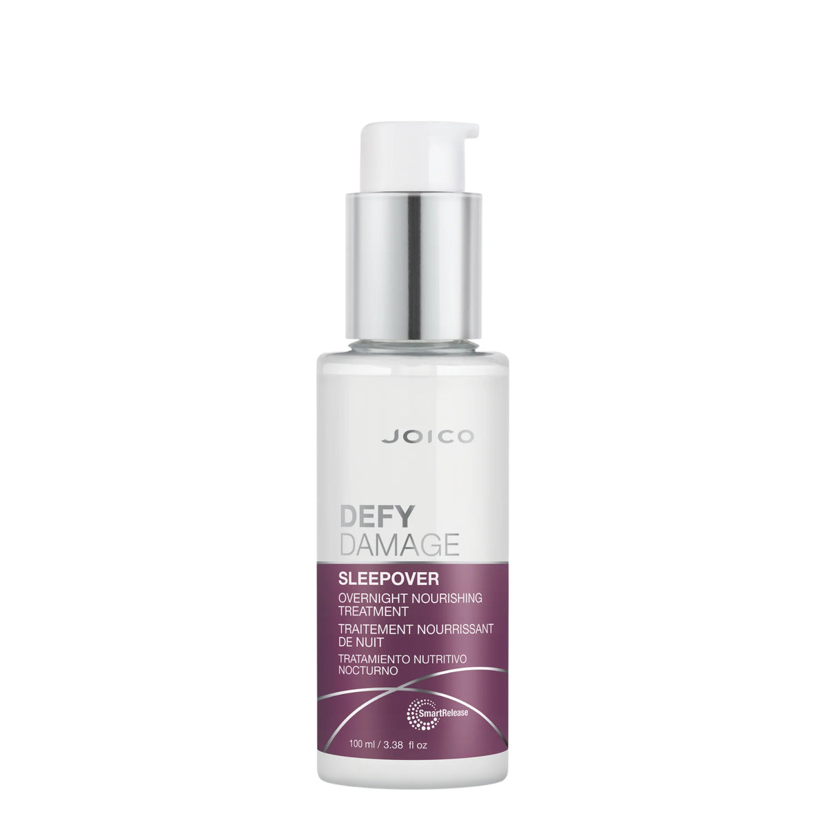 Joico Defy Damage Sleepover Overnight Treatment 100ml — Tratamiento nutritivo nocturno con SmartRelease™ para reparar cabello dañado mientras duermes