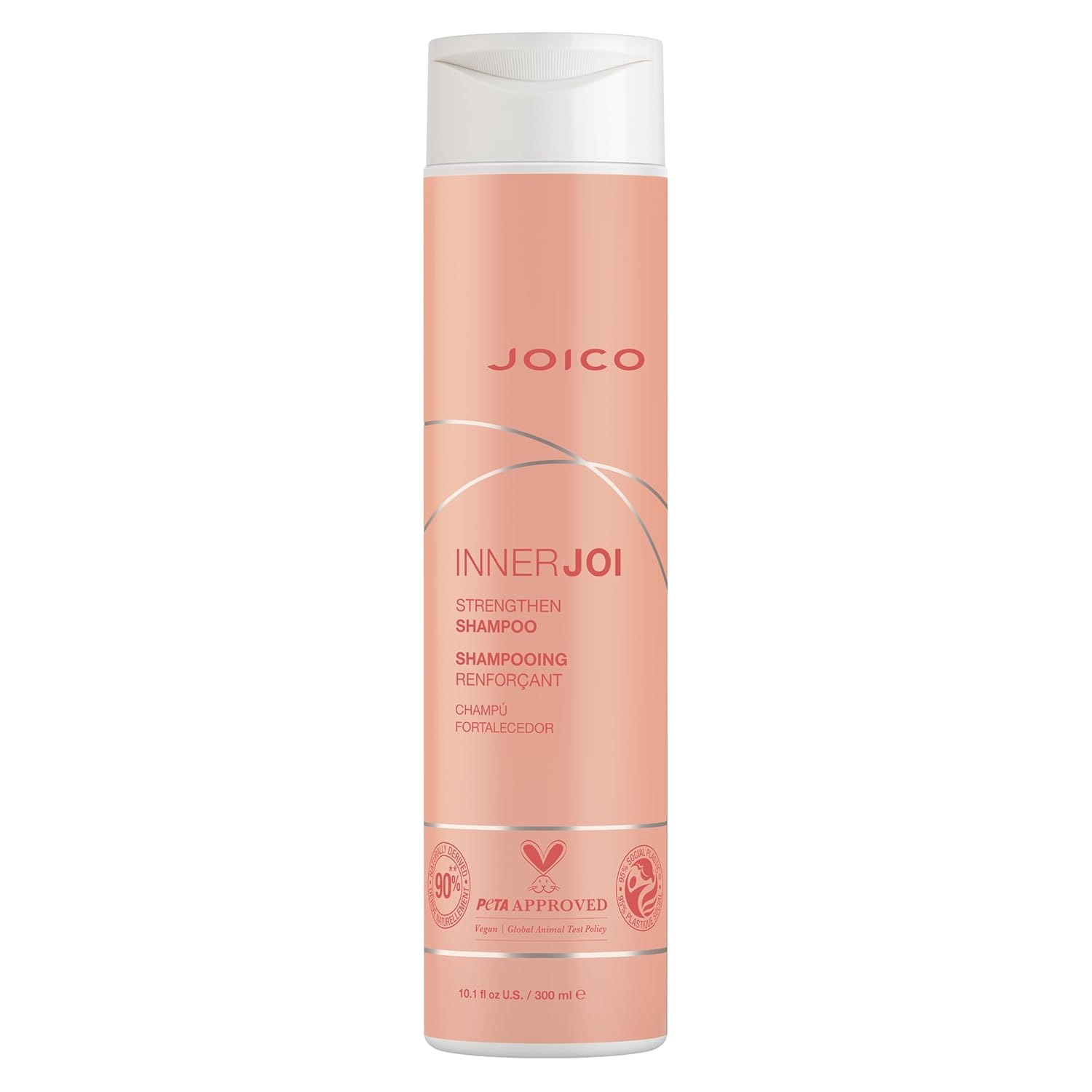 Joico InnerJoi Strengthening Shampoo 300ml — Shampoo fortalecedor con aceite de coco y Abisinia para cabello dañado Majo Belleza Panamá